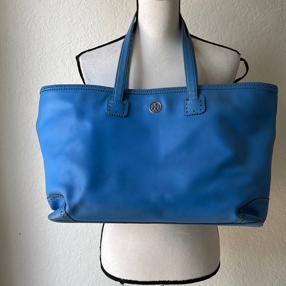 Tory Burch Handbags - Tory Burch blue large tote bag purse